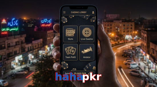 Main screen of Hahapkr app page for PK players
