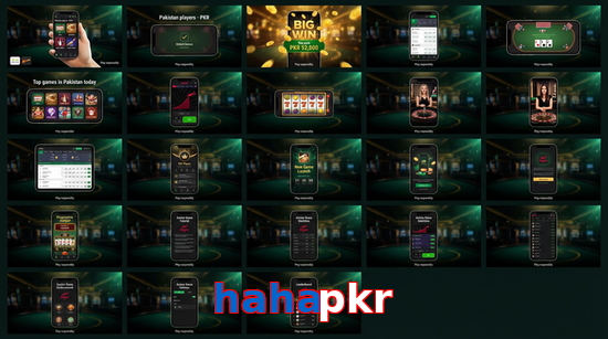 Main screen of Hahapkr bet page for PK players